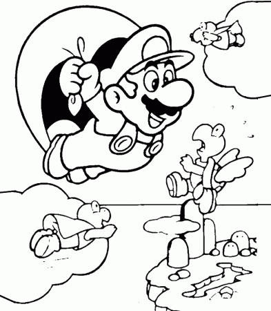 Childlego Mario Coloring Pages