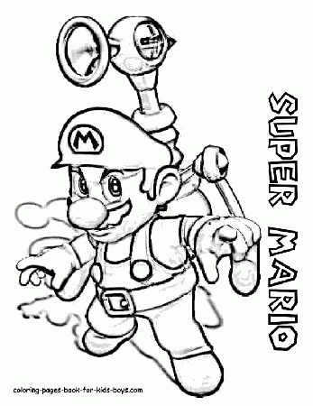 Pix For > Mario Characters Coloring Pages Bowser