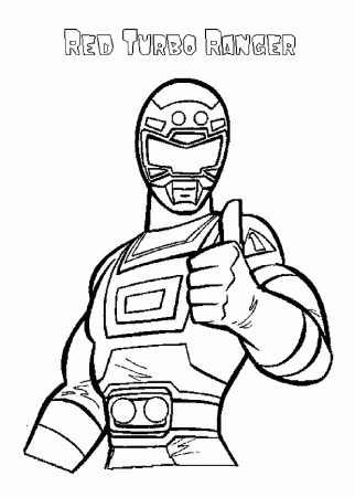 pwer ranger turbo mask Colouring Pages