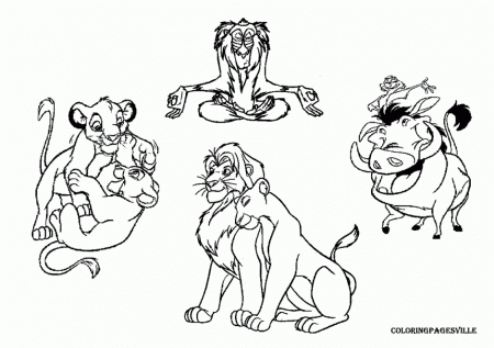 Simba Coloring Book 251563 Lion King Coloring Pages