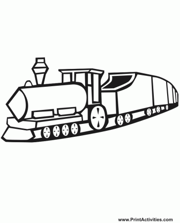 Coloring Pages For Kids Train | COLORING WS