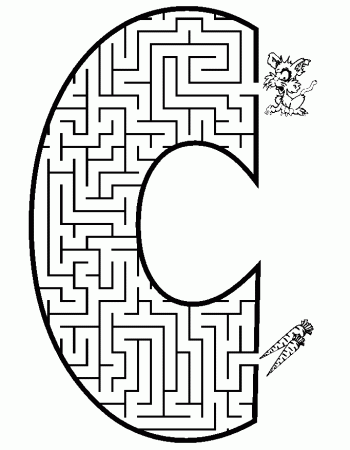 Maze | Free Coloring Pages