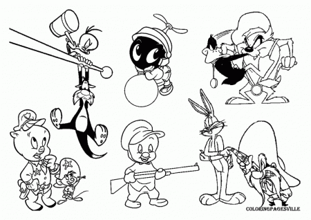 Looney Toons Coloring Pages - Free Coloring Pages For KidsFree 