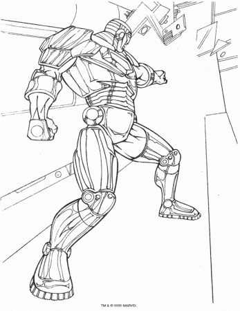 Iron man Coloring Pages - Coloringpages1001.