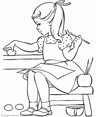Printable Kid Coloring Pages – 006 Coloring Sheets For Kids | Fav 