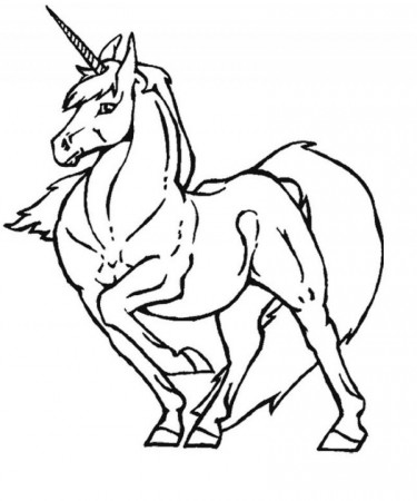 Unicorn Coloring Book Pages - Kids Colouring Pages