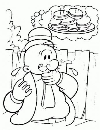 popeye coloring pages | Creative Coloring Pages