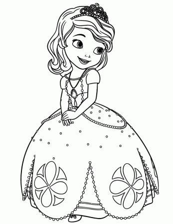 sofia the first disney princess coloring pages | Printable 