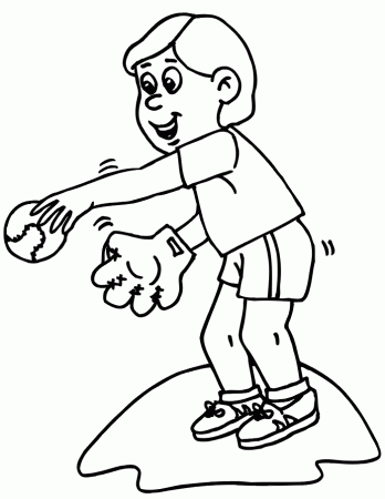 Baseball Coloring Pages Printable | Coloring Pages For Kids | Kids 