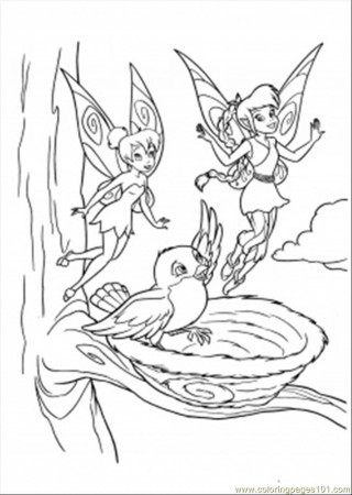 Coloring Pages Fawn Shows Animal World (Cartoons > Disney Fairies 