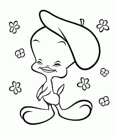 Color Pages Tweety Bird Coloring Pages X
