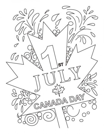 Canada known for its peaceful people coloring pages | Download 