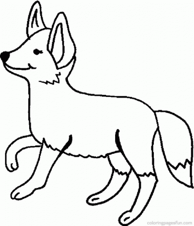 Fox Coloring Pages 11 | Free Printable Coloring Pages 