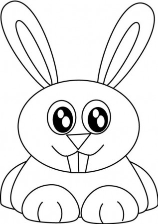 Bunny Rabbit Coloring Pages Print - deColoring