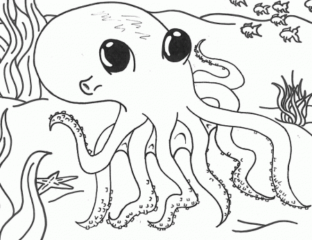Octopus Coloring Page For Kids Printable Coloring Sheet 99Coloring 