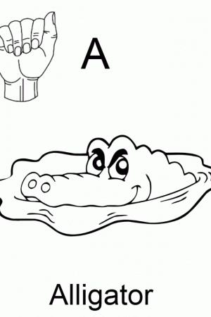 Asl Alphabet Coloring Pages | download free printable coloring pages