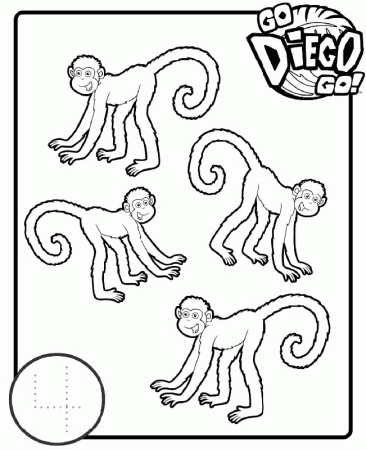 Diego, Go Diego Go | Free Printable Coloring Pages 