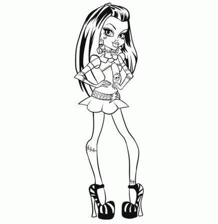 Monster high for coloring pages | coloring pages for kids 