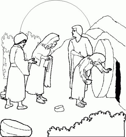 jesus is alive Colouring Pages (page 2)