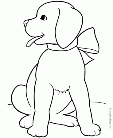 Coloring Pages For Kids Dogs | COLORING WS
