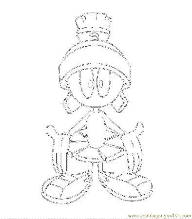 Coloring Pages Marvin The Martian 0009 (4) (Cartoons > Others 