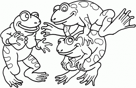 photos of frogs Colouring Pages (page 2)