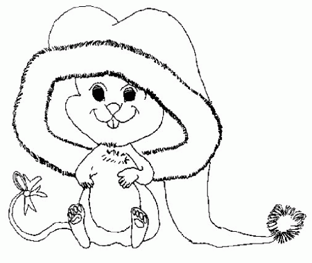 baby rat coloring pages