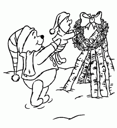 Download Winnie The Pooh Free Coloring Pages For Christmas Or 