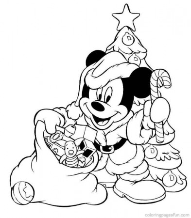 Christmas Disney | Free Printable Coloring Pages – Coloringpagesfun.