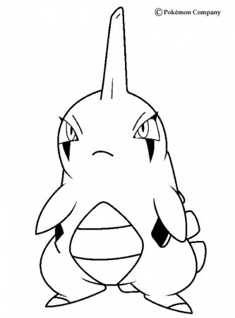 GROUND POKEMON coloring pages - Larvitar