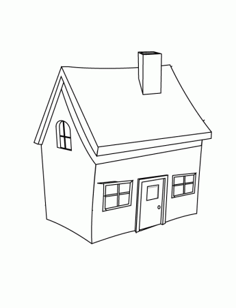 House Drawings For Kids | kids coloring pages | Printable Coloring 
