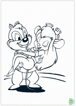 Chip N Dale Coloring Sheets