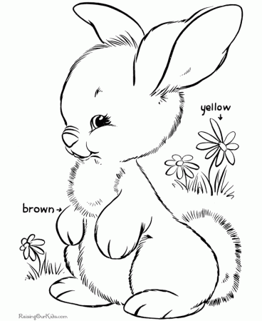 Easter coloring pages | Here Comes Peter Cottontail