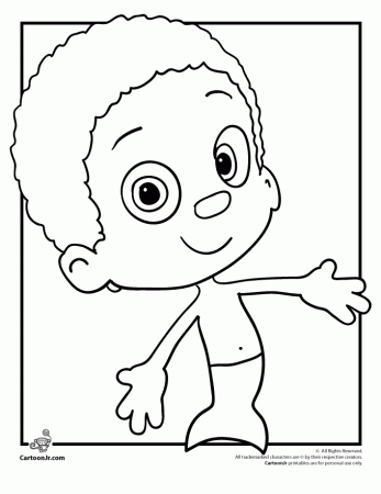 Goby - Bubble Guppies Coloring Page | Cartoon Jr.