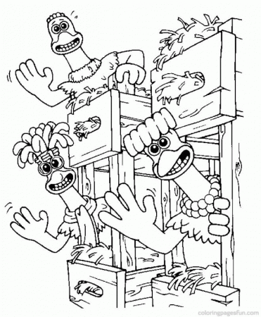 Chicken Run Coloring Pages 12 | Free Printable Coloring Pages 