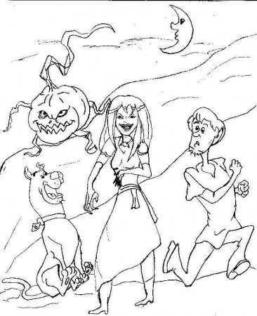 Scooby Doo Coloring Pages For Halloween - Quoteko.