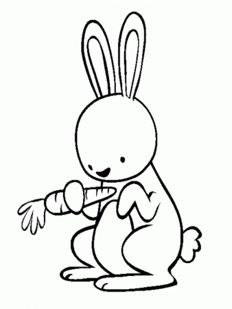 Rabbit Baby Animal Printable Kids Coloring Pages HD Coloring Pages 