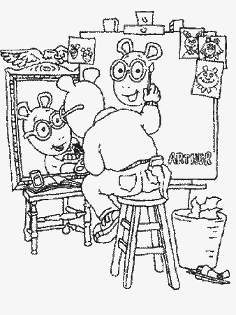Arthur 38 Cartoons Coloring Pages & Coloring Book
