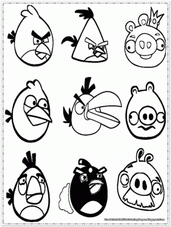 Angry Birds Kids Coloring Pages Id 13451 Uncategorized Yoand 