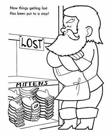 Santa's Helpers Coloring Pages - Misplaced toys stopped Coloring 