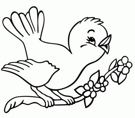 Flying Bird Coloring Page Animal Coloring Pages Of Pagestocolor 