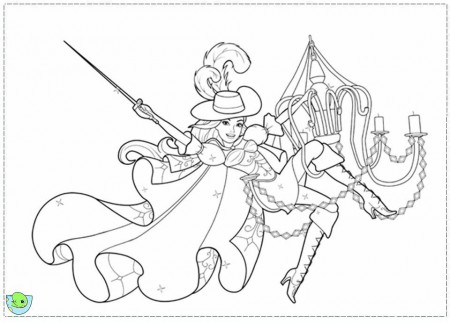 the three musketeers Colouring Pages (page 2)