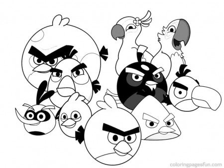 Angry Birds Coloring Pages Free - Free Coloring Pages For KidsFree 