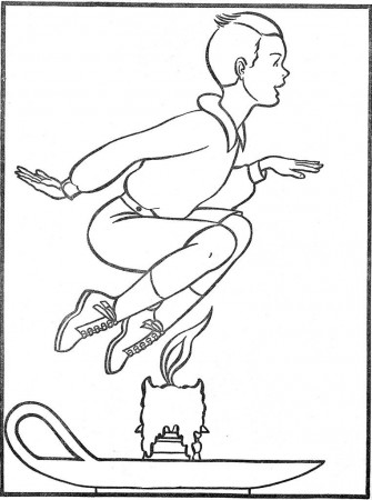 jack be nimble Colouring Pages (page 2)