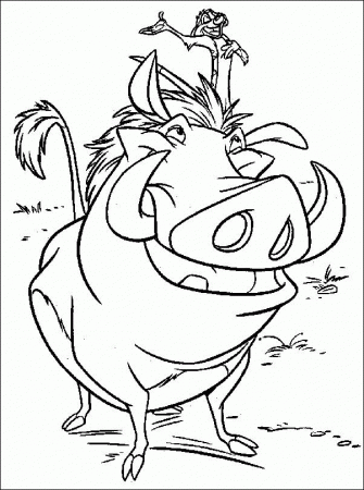 Coloring pages simba - picture 6