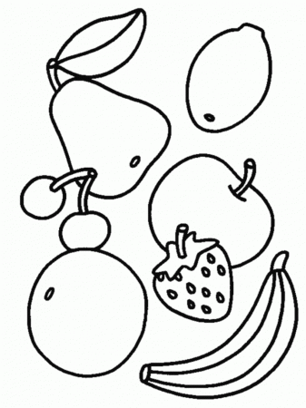 coloring pages for food and nutrition | Coloring Pages For Kids