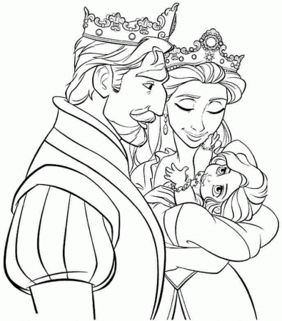 Disney Rapunzel Tangled Coloring Pages Free Tattoo Page 11