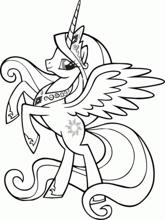 My Little Pony Rarity Coloring Pages Free Printable Coloring My 