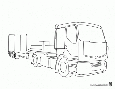 Tractor Trailer Coloring Pages Printable Coloring Sheet 99Coloring 
