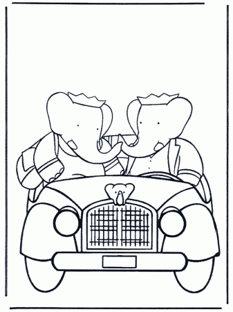 Babar 5 - Babar coloring pages